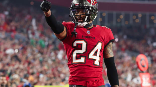 New Detroit Lions cornerback Carlton Davis.